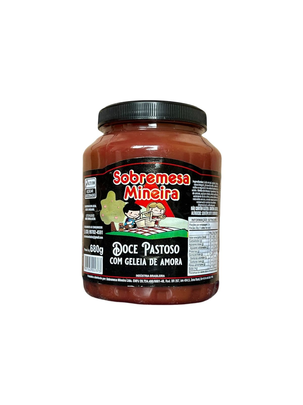 Doce de Leite com Amora (PET 680g)