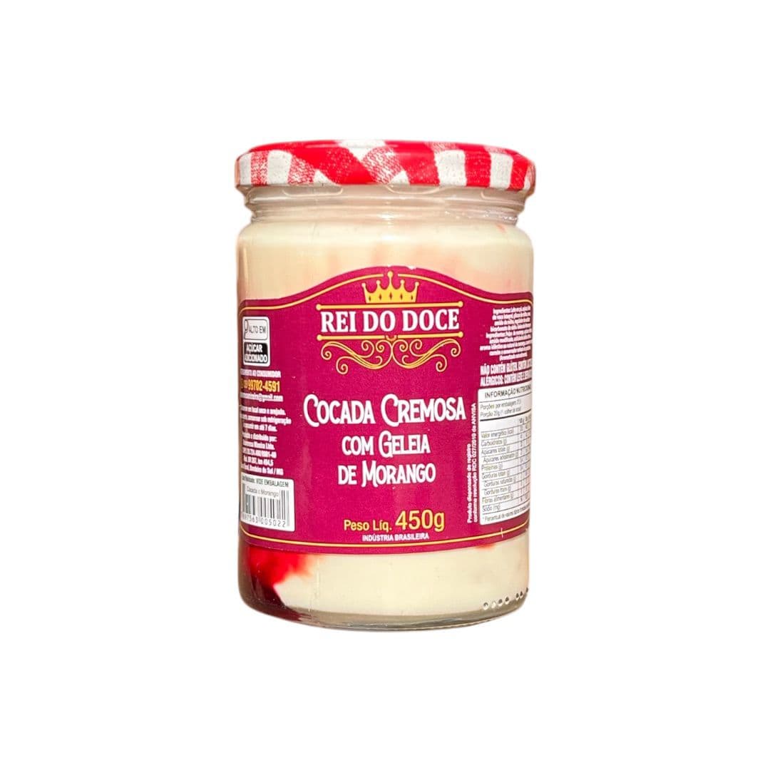 Cocada com Morango (450g)